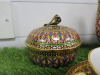 8 x Pieces of The East India Company Royal Bone China Benjarong 18ct Gold Hand Painted Crockery to Include: 1 x Tea Pot, 1 x Sugar Bowl with Lid, 2 x Milk Jugs, 2 x Tea Cups & 2 x Saucers. - 3