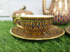 8 x Pieces of The East India Company Royal Bone China Benjarong 18ct Gold Hand Painted Crockery to Include: 1 x Tea Pot, 1 x Sugar Bowl with Lid, 2 x Milk Jugs, 2 x Tea Cups & 2 x Saucers. - 4