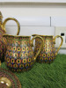 8 x Pieces of The East India Company Royal Bone China Benjarong 18ct Gold Hand Painted Crockery to Include: 1 x Tea Pot, 1 x Sugar Bowl with Lid, 2 x Milk Jugs, 2 x Tea Cups & 2 x Saucers. - 5
