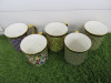 5 x The East India Company Royal Bone China Benjarong 18ct Gold Hand Painted Mugs. - 5