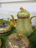 59 x Pieces of Assorted The East India Company Bone China Benjarong 18ct Gold Hand Painted Crockery to Include: 3 x Tea Pots with 2 Lids, 6 x Sugar Bowls with Lids, 3 x Milk Jugs, 3 x Mugs, 8 x Cups, 12 x Saucers, 1 x Plate & 23 x Coasters. - 3