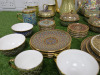 59 x Pieces of Assorted The East India Company Bone China Benjarong 18ct Gold Hand Painted Crockery to Include: 3 x Tea Pots with 2 Lids, 6 x Sugar Bowls with Lids, 3 x Milk Jugs, 3 x Mugs, 8 x Cups, 12 x Saucers, 1 x Plate & 23 x Coasters. - 5