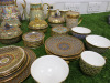 59 x Pieces of Assorted The East India Company Bone China Benjarong 18ct Gold Hand Painted Crockery to Include: 3 x Tea Pots with 2 Lids, 6 x Sugar Bowls with Lids, 3 x Milk Jugs, 3 x Mugs, 8 x Cups, 12 x Saucers, 1 x Plate & 23 x Coasters. - 6