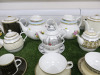 43 x Pieces of Halycon Days English Fine Bone China Crockery to Include: 9 x Assorted Tea For One Tea Sets, 6 x Assorted Tea Pots, 1 x Milk Jug, 1 x Sugar Bowl, 12 x Assorted Tea Cups & 12 x Assorted Saucers, 2 x Coaster Sets. - 4
