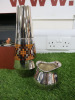 Lot Consisting of 10 Silver Plated Items to Include: 2 x Bowls, 4 x Cups with Lids, 1 x Sugar Bowl, 1 x Candle Stick Holder 2 x Cocktail Shakers. - 5