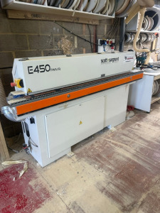 Casadei Compact Edgebander, Model Bordatrice Automatica E450PM, S/N 20.451.025, YOM 2020, 3 Phase. NOTE: Please contact the Sales Team on 0208 300 9828 to arrange viewing, located Rainham, RM13 8RS.