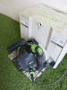 Festool Circular Saw, Model TS 55 REQ, 110V. Comes with Festool Systainer T-Lock Carry Case. NOTE: carry case lid needs attention. - 2