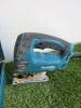 4 x Assorted Makita 110V Hand Tools to Include: 1 x Hammer Drill, Model HR2630, 1 x Circular Saw, Model 5704R, 1 x Trimmer, Model 3708F& 1 x Jig Saw, Model 4350FCT. Comes with 1 x Carry Cases. - 4