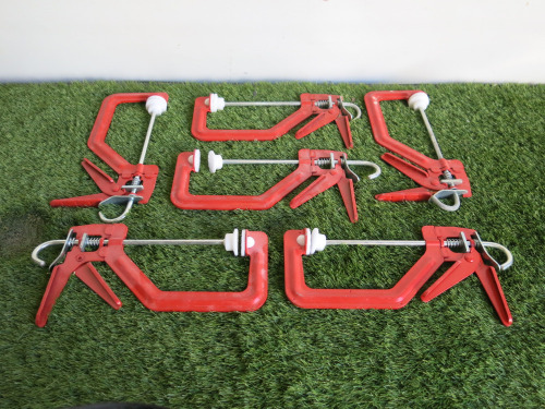 6 x Solo G Clamps.