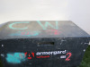 Armogard Tuffbank Heavy Duty Tool Chest or Site Security Box, S/N X31634. Size H63 x W114 x D61cm. Open no Key. - 2