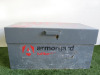 Armogard Tuffbank Heavy Duty Tool Chest or Site Security Box, S/N X8292. Size H47 x W92 x D50cm. Open no Key.