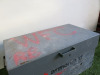 Armogard Tuffbank Heavy Duty Tool Chest or Site Security Box, S/N X8292. Size H47 x W92 x D50cm. Open no Key. - 2