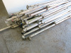 Approx 125 Assorted Pieces of Large Aluminium Scaffold Tower Component Parts to Include: 77 x Assorted Length Brace Bars, 32 x Stabiliser Legs, 9 x Frames, 3 x Stand Platforms & 4 x Trapdoor Platforms. - 5