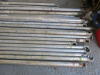 Approx 125 Assorted Pieces of Large Aluminium Scaffold Tower Component Parts to Include: 77 x Assorted Length Brace Bars, 32 x Stabiliser Legs, 9 x Frames, 3 x Stand Platforms & 4 x Trapdoor Platforms. - 10