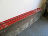Approx 125 Assorted Pieces of Large Aluminium Scaffold Tower Component Parts to Include: 77 x Assorted Length Brace Bars, 32 x Stabiliser Legs, 9 x Frames, 3 x Stand Platforms & 4 x Trapdoor Platforms. - 19