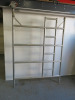 Approx 125 Assorted Pieces of Large Aluminium Scaffold Tower Component Parts to Include: 77 x Assorted Length Brace Bars, 32 x Stabiliser Legs, 9 x Frames, 3 x Stand Platforms & 4 x Trapdoor Platforms. - 28