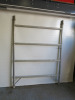 Approx 125 Assorted Pieces of Large Aluminium Scaffold Tower Component Parts to Include: 77 x Assorted Length Brace Bars, 32 x Stabiliser Legs, 9 x Frames, 3 x Stand Platforms & 4 x Trapdoor Platforms. - 31