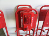 Quantity of Fire Extinguishers & Site Fire Extinguisher Stands to Include: 4 x Commander 9kg Powder Fire Extinguishers, 4 x Sentinel 9Lt Water Fire Extinguishers, 1 x Sentinel Foam 9Lt Fire Extinguisher, 9 x Mobile Double Fire Extinguisher Trolleys with 3 - 9