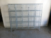 20 Door Wire Mesh Locker, Size H136 x W151 x D30cm.