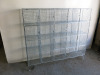20 Door Wire Mesh Locker, Size H136 x W151 x D30cm. - 2