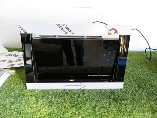 Smeg Stainless Steel & Eclipse Glass Built In Microwave, Model FMI320X2. Comes in Original Box with Installation Leaflet.
