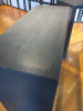 2 x Mobile Dark Grey Metal Mesh Console Tables. Size H95cm x W100cm x D40cm. - 3