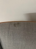 Boss Design Kruze Low Back KRU12 Swivel Armchair in Grey Fabric, with Wooden Back & Chrome Legs. - 6