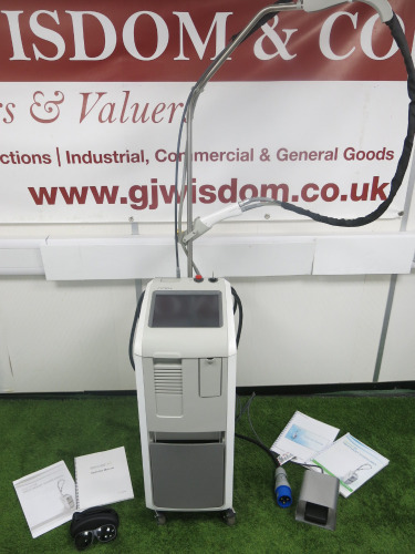 Cutera Excel HR Laser Hair Removal System, Dual Wavelengths 755nm Alexandrite & 1064nm Nd:YAG, S/N 11111, YOM 10/2021. Comes with Key, Applicator, Aquiline Foot Pedal & Pair of Glasses.