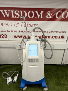Zeltiq Coolsculpting Non Invasive Body Contouring System to Include: Breeze Base Module, Ref BRZ-CG1-BAM 220, Cool Advantage & Cool Advantage Petitre Vacuum Applicators & 2 x Stability Pillows, YOM 2015.