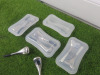 4 x Pairs of Stainless Steel Facial Massage Cryo Spoon . - 3