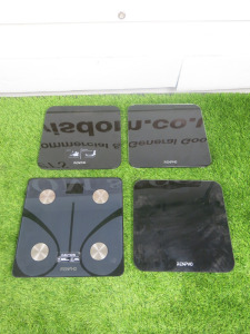 4 x Renpho Scales to Include: 1 x Body Composition Scale ES-CS20M & 3 x Bathroom Scales BG260R.
