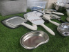 Quantity of Beauty Accessories to Include: 10 x Handheld Mirrors, 12 x Combs, 5 x Brushes, 9 x Hair Clips, 3 x Tissue Boxes, 4 x Containers, 7 x Stainless Steel Kidney Dishes & 12 x Assorted Sized Bowls. - 2