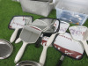 Quantity of Beauty Accessories to Include: 10 x Handheld Mirrors, 12 x Combs, 5 x Brushes, 9 x Hair Clips, 3 x Tissue Boxes, 4 x Containers, 7 x Stainless Steel Kidney Dishes & 12 x Assorted Sized Bowls. - 3
