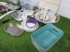 Quantity of Beauty Accessories to Include: 10 x Handheld Mirrors, 12 x Combs, 5 x Brushes, 9 x Hair Clips, 3 x Tissue Boxes, 4 x Containers, 7 x Stainless Steel Kidney Dishes & 12 x Assorted Sized Bowls. - 5