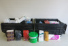 Large Lot of Cleaning/Protective Equipment to Include: 18 x Boxes of Examination Gloves, 12 x Packets of Tissues, 13 x Boxes/Packets of Anti-Bac Cleansing Wipes, 16 x Packets of Cotton Wool Pads, 18 x Packets of Non Woven Swabs, 3 x Rolls of Bin Bags & 2 