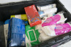 Large Lot of Cleaning/Protective Equipment to Include: 18 x Boxes of Examination Gloves, 12 x Packets of Tissues, 13 x Boxes/Packets of Anti-Bac Cleansing Wipes, 16 x Packets of Cotton Wool Pads, 18 x Packets of Non Woven Swabs, 3 x Rolls of Bin Bags & 2 - 4