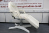 White Elite Hydraulic 3 Section Treatment Chair, Model IK-B10-White.
