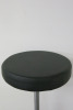 Height Adjustable Black Medical Rolling Stool, with Black Legs. - 2