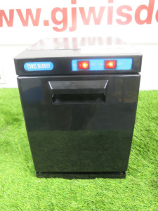 Towel Warmer, Model RTD-8A In Black.