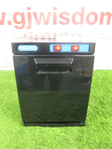 Towel Warmer, Model RTD-8A In Black.