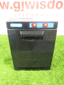 Towel Warmer, Model RTD-8A In Black.