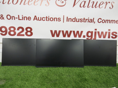 3 x Koorui Colour Display Unit 22" Monitors, Model 22N1. NOTE: requires stands.