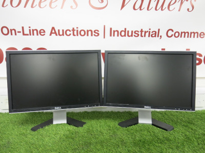2 x Dell 19" Monitors, Model 1908WFPf. NOTE: requires power supply.