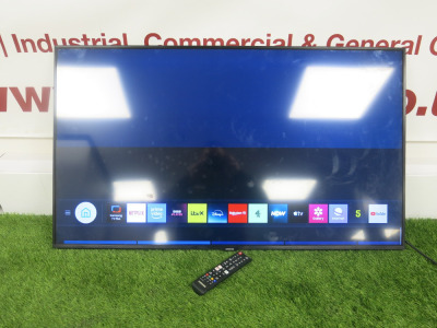 Samsung 43" Smart TV, Model UE43TU7020K, with Remote.