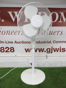 John Lewis 16" Pedestal White Fan.