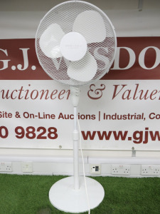 John Lewis 16" Pedestal White Fan.