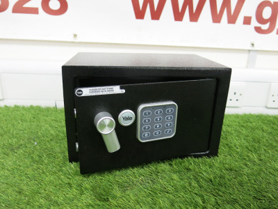 Yale Black Digital Safe (No Key). Size H20 x W30 x D20cm.