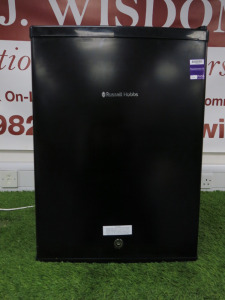 Russell Hobbs Black Mini Fridge, Model RHTTF67B-LCK.