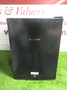 Russell Hobbs Black Mini Fridge, Model RHTTF67B-LCK.