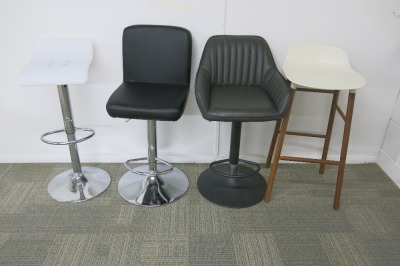 4 x Assorted Stools (As Viewed).